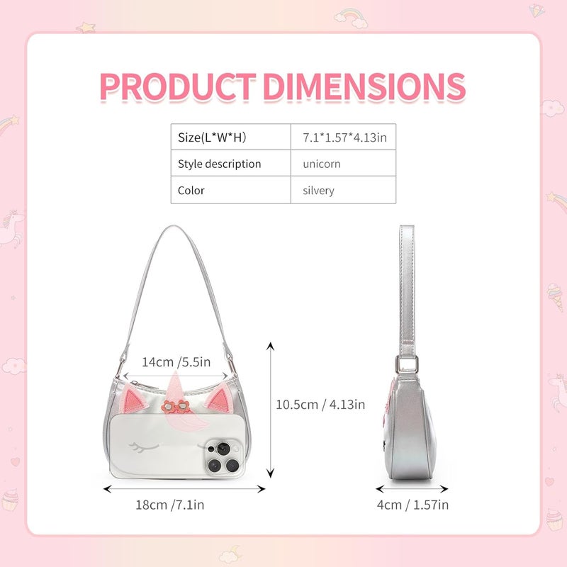 cotmcor Store Toddler Purses Little Girls Purse Kids Handbag Shoulder Bag Birthday Gift for 2 3 4 5 6 7 8 Year Old Girl - Image 3